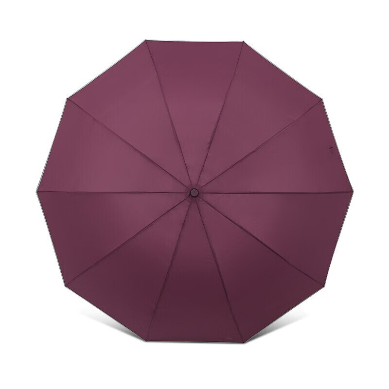 天堂【30845EYZ】 全钢雨伞三折夜光伞61cm*10k-/把 暗紫红